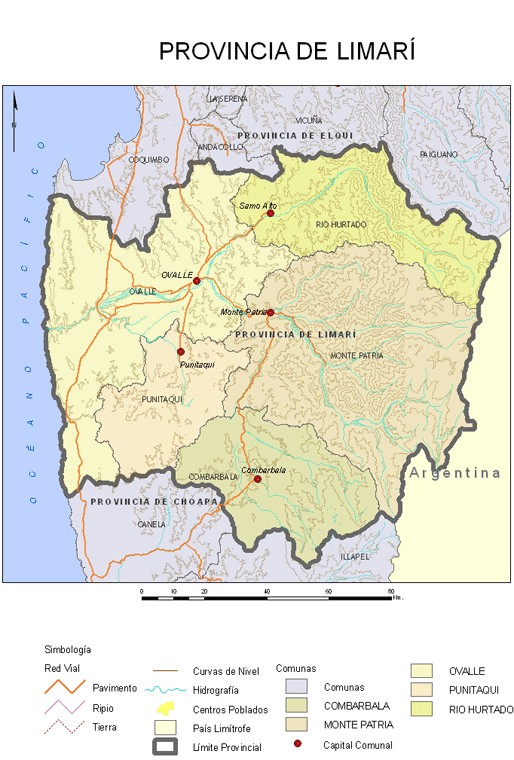 Mapa Provincia de Limar&iacute;